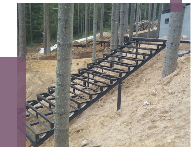 Монтаж металлических лестниц в Мичуринске от 13719 руб. 