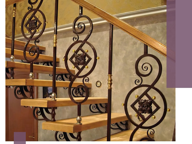 Изготовление кованых лестниц под ключ в Мичуринске