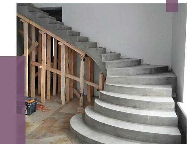 Изготовление бетонных лестниц под ключ в Мичуринске от 20190 руб. | ПРОЛЁТ-Мчр
