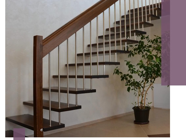 Лестницы на больцах под ключ в Мичуринске – изготовление и монтаж