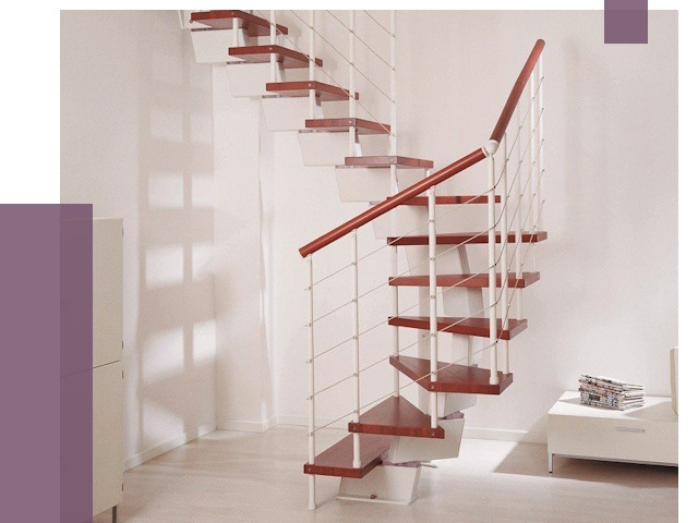 Изготовление лестниц на больцах в Мичуринске от 9836 руб. | ПРОЛЁТ-Мчр