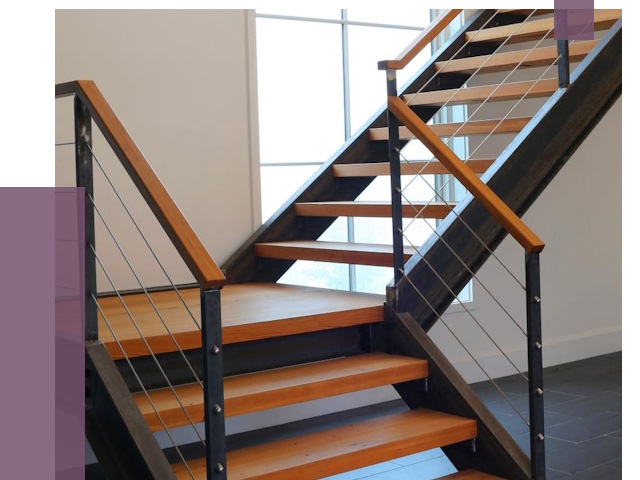 Изготовление лестниц на металлокаркасе в Мичуринске от 19155 руб. | ПРОЛЁТ-Мчр