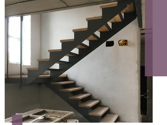 Изготовление лестниц на металлокаркасе в Мичуринске от производителя