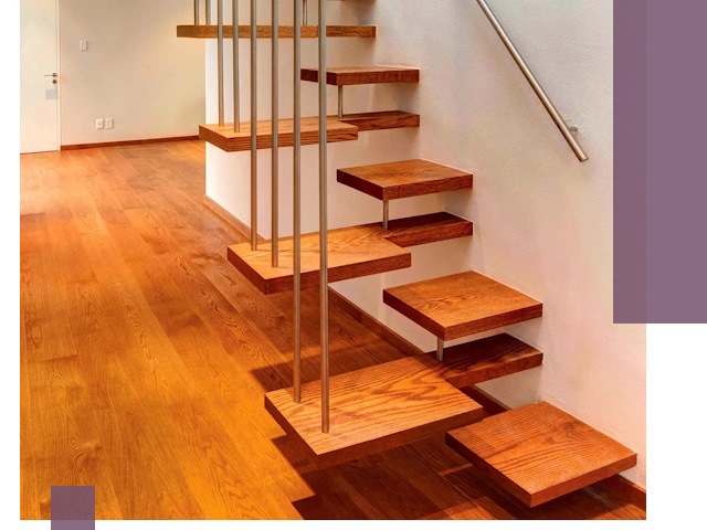 Лестницы «гусиный шаг» на заказ в Мичуринске для узких пространств