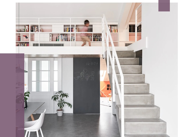 Лестницы для двухуровневой квартиры в Мичуринске от 178607 руб. | ПРОЛЁТ-Мчр