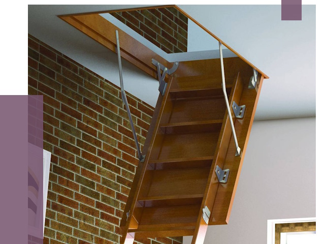 Установка чердачной лестницы в Мичуринске от 7921 руб. | ПРОЛЁТ-Мчр