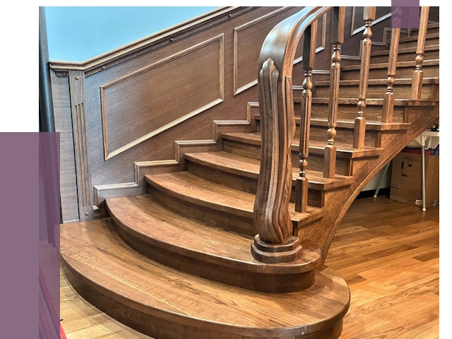 Дубовые лестницы под ключ в Мичуринске от 178607 руб. — ПРОЛЁТ-Мчр