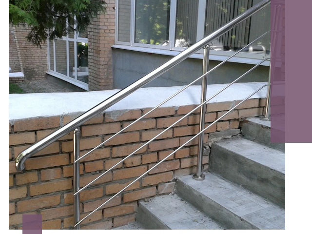 Перила из нержавеющей стали высокого качества в Мичуринске