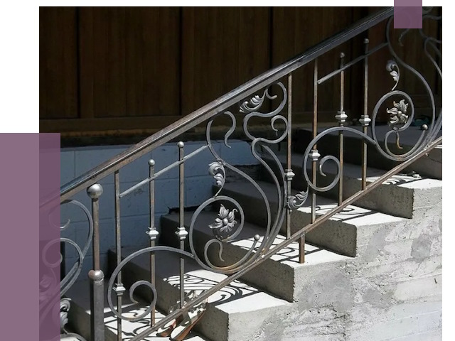 Кованые перила в Мичуринске от 8801 руб. под ключ — качество от ПРОЛЁТ-Мчр