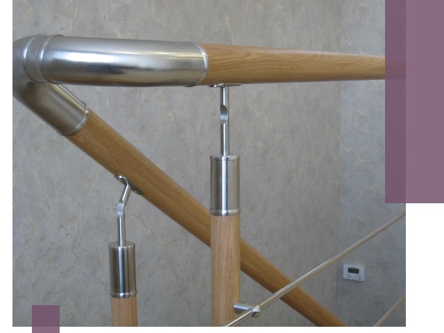 Комбинированные перила на заказ в Мичуринске — монтаж и производство