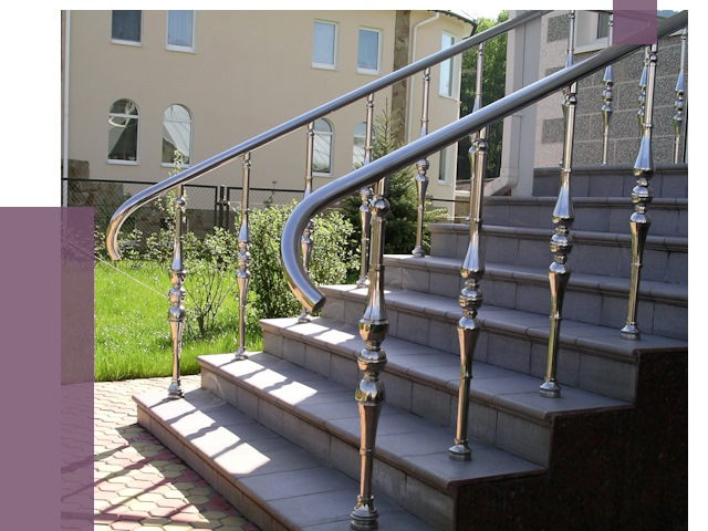 Перила для крыльца в Мичуринске от 10872 руб. — монтаж ПРОЛЁТ-Мчр