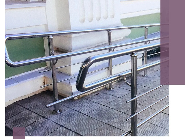 Ограждения пандусов из металла и нержавейки в Мичуринске