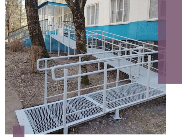 Пандусы под ключ в Мичуринске: изготовление, монтаж и демонтаж