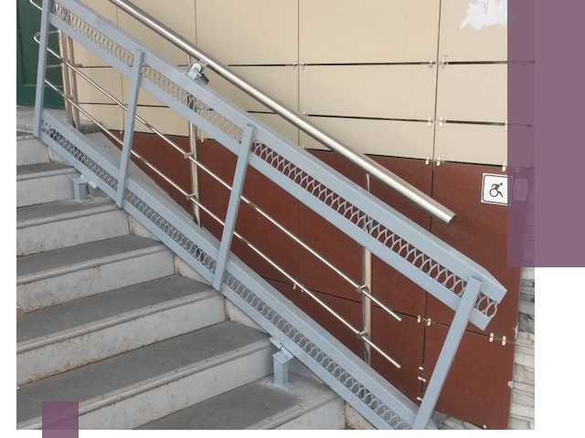 Изготовление откидных пандусов под ключ в Мичуринске