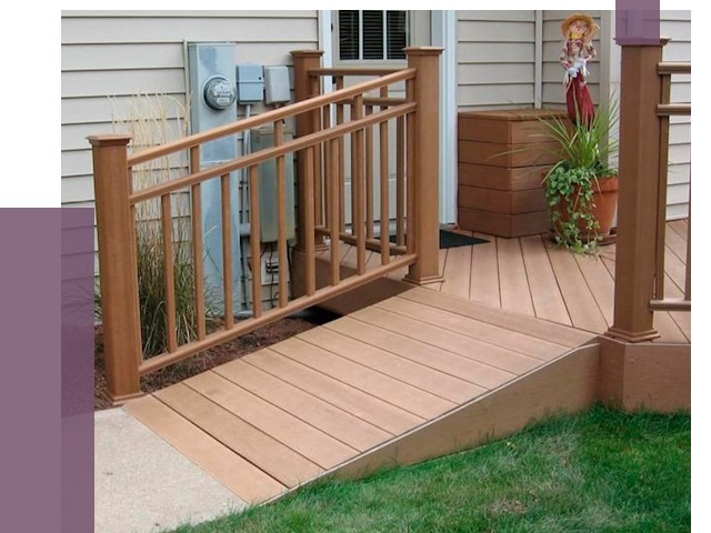 Пандус на крыльцо в Мичуринске под ключ от 7869 руб. 