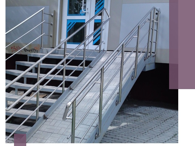 Пандус на крыльцо под ключ в Мичуринске: монтаж и изготовление