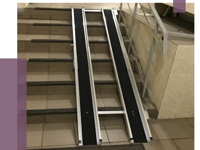 Установка пандуса в подъезд в Мичуринске от 8076 руб. под ключ | ПРОЛЁТ-Мчр