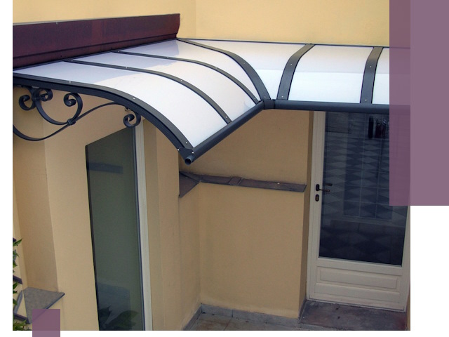 Монтаж козырьков любой сложности в Мичуринске под ключ