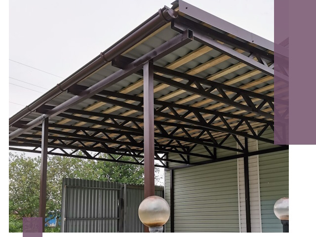 Навесы под ключ в Мичуринске: изготовление, монтаж и гарантия