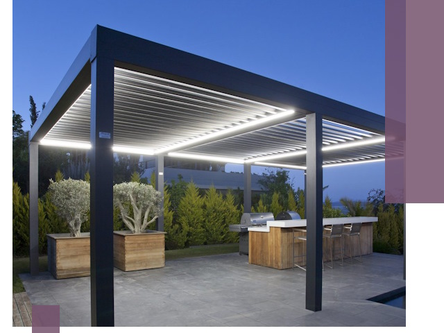 Навесы отдельно стоящие под ключ в Мичуринске из металла и поликарбоната