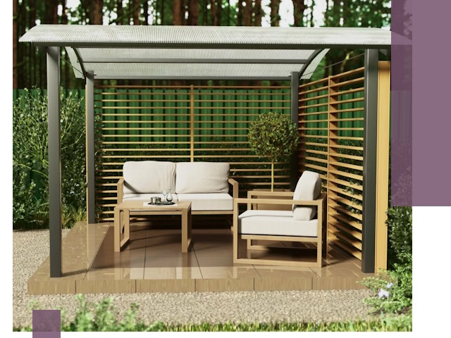 Навесы для дачи в Мичуринске: изготовление, монтаж и демонтаж