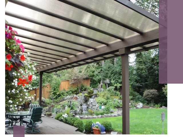 Навесы из поликарбоната под ключ в Мичуринске быстро и надёжно