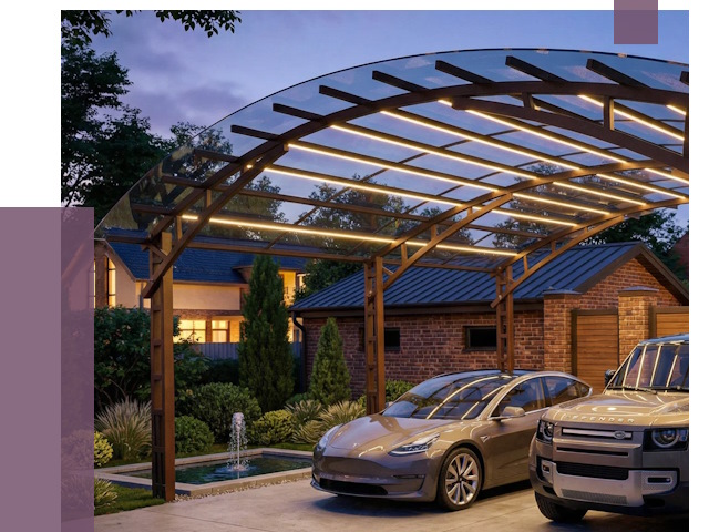 Металлические навесы в Мичуринске от 12839 руб. под ключ — ПРОЛЁТ-Мчр