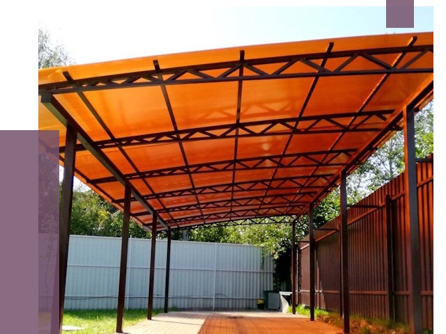 Односкатные навесы под ключ в Мичуринске от 13305 руб. 