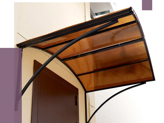 Недорогие козырьки в Мичуринске от 7683 руб.  | ПРОЛЁТ-Мчр