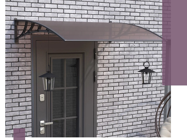 Недорогие козырьки и навесы под ключ в Мичуринске