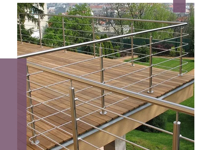 Алюминиевые парапеты в Мичуринске под ключ от 7869 руб. 