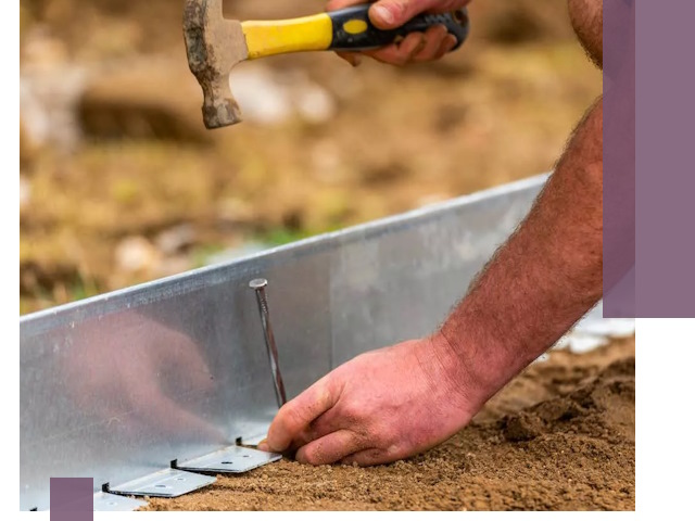 Монтаж металлических бордюров в Мичуринске быстро и качественно