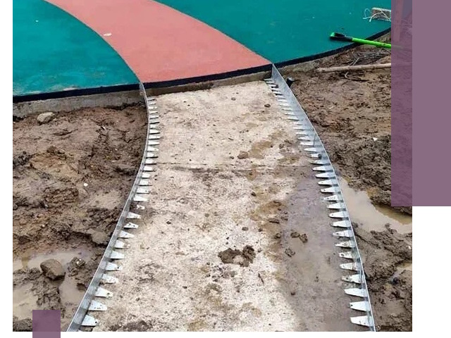 Металлические бордюры для дорожек в Мичуринске — монтаж и изготовление