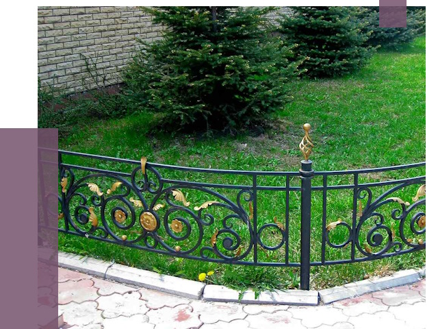 Кованые газонные ограждения в Мичуринске от 7714 руб. — ПРОЛЁТ-Мчр