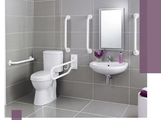 Поручни для санузлов в Мичуринске: установка, ремонт и монтаж