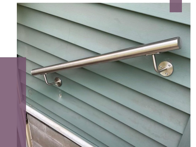 Поручни из нержавеющей стали в Мичуринске от 7766 руб.  | ПРОЛЁТ-Мчр